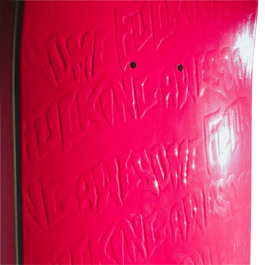 Pink Stamp Embossed Deck