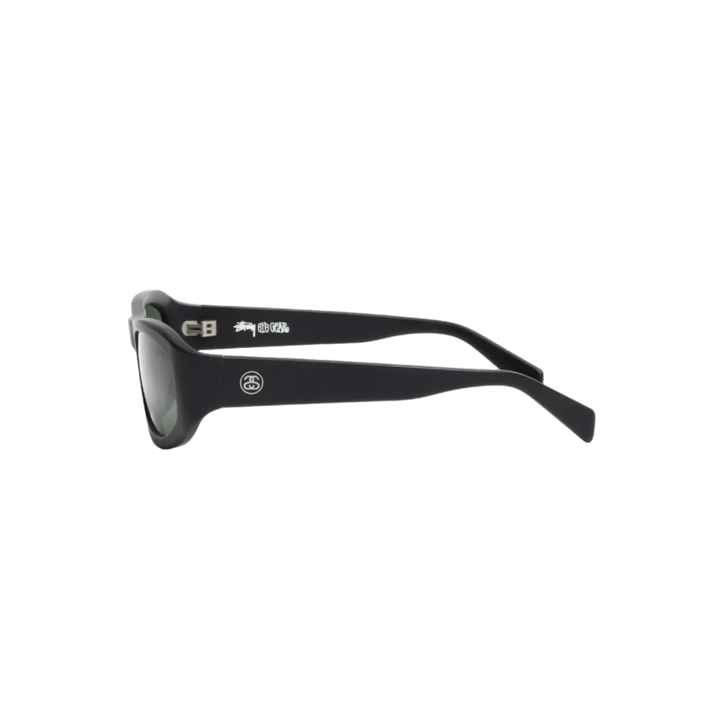 Landon Sunglasses Matte Black/Green Lens