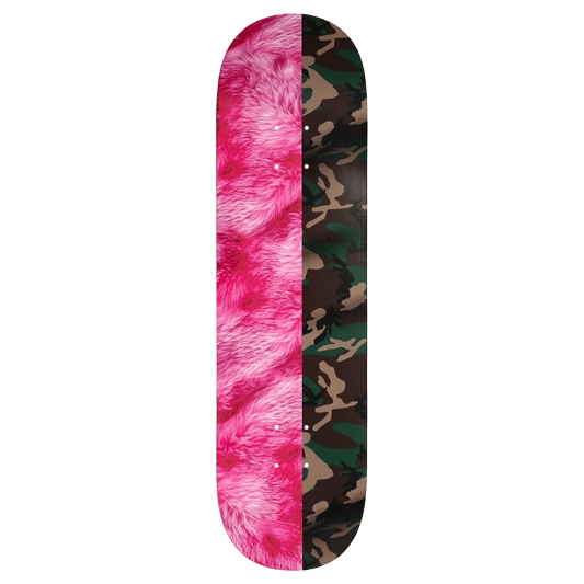 Pink Fur And Camo Deck