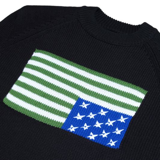 C-Star Flag Woven Sweater