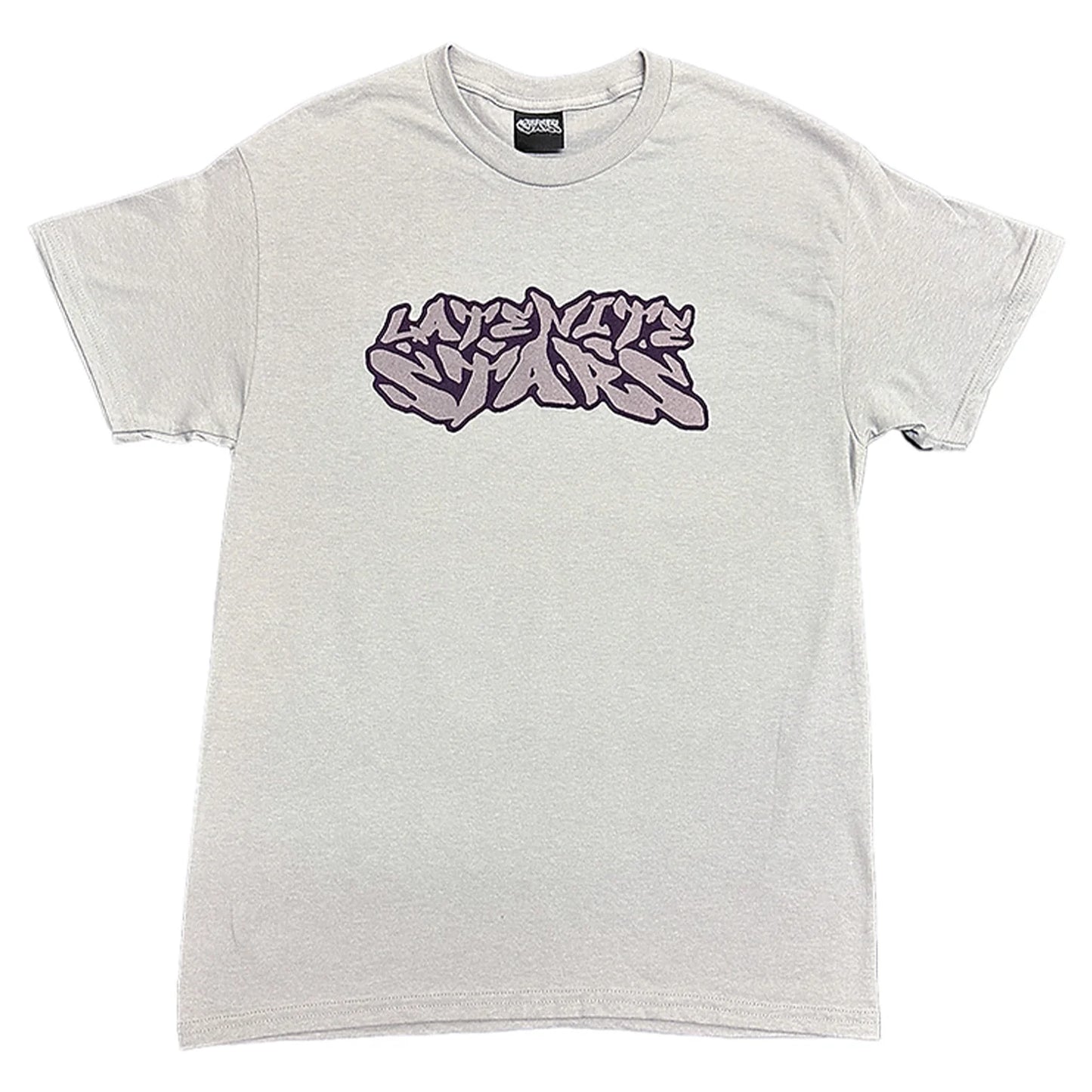 Late Nite Stars Logo Tee Grey