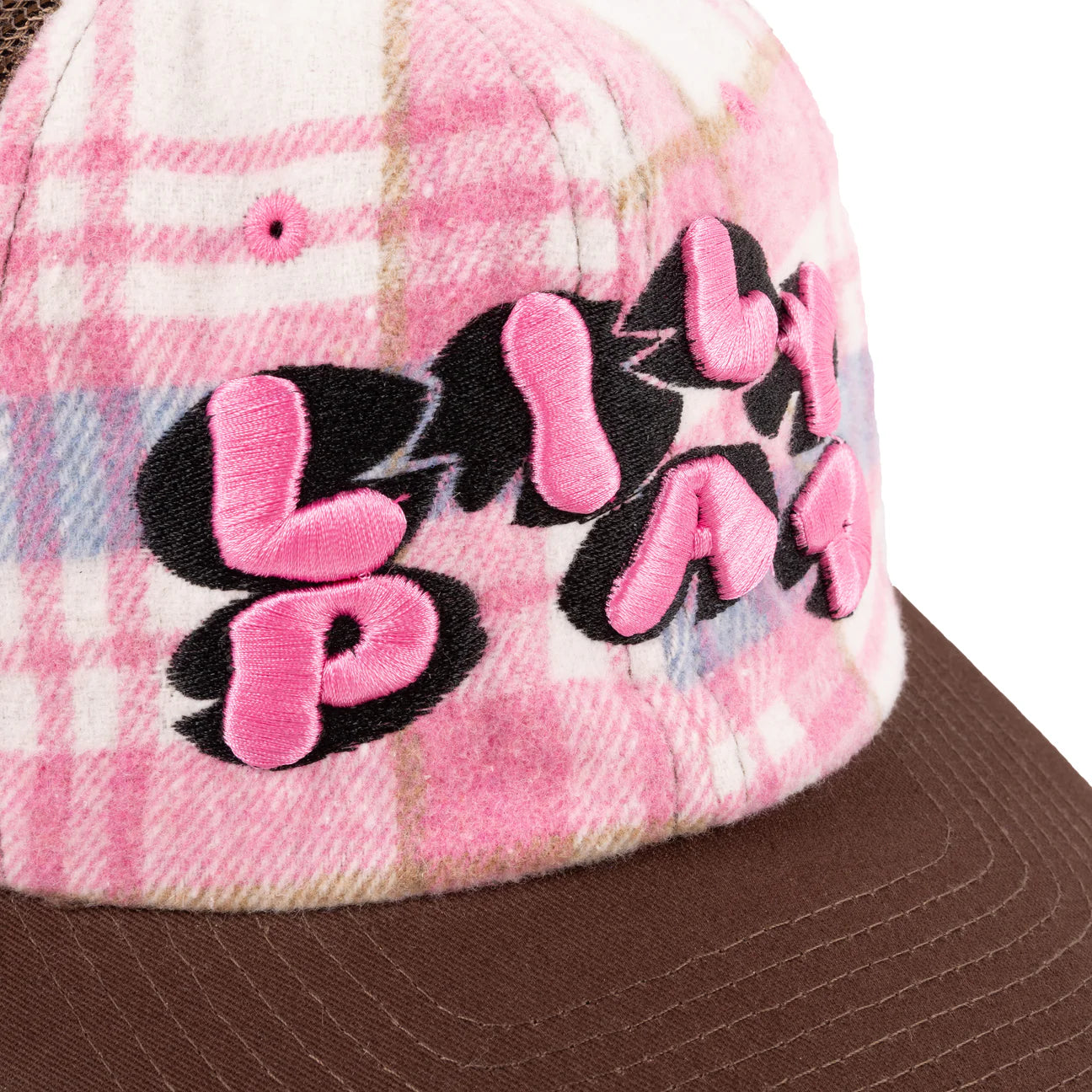 Plaid Logo Trucker Hat