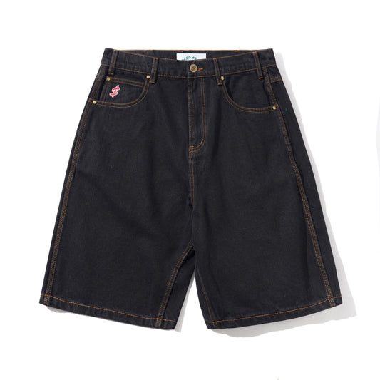 Logo Denim Shorts