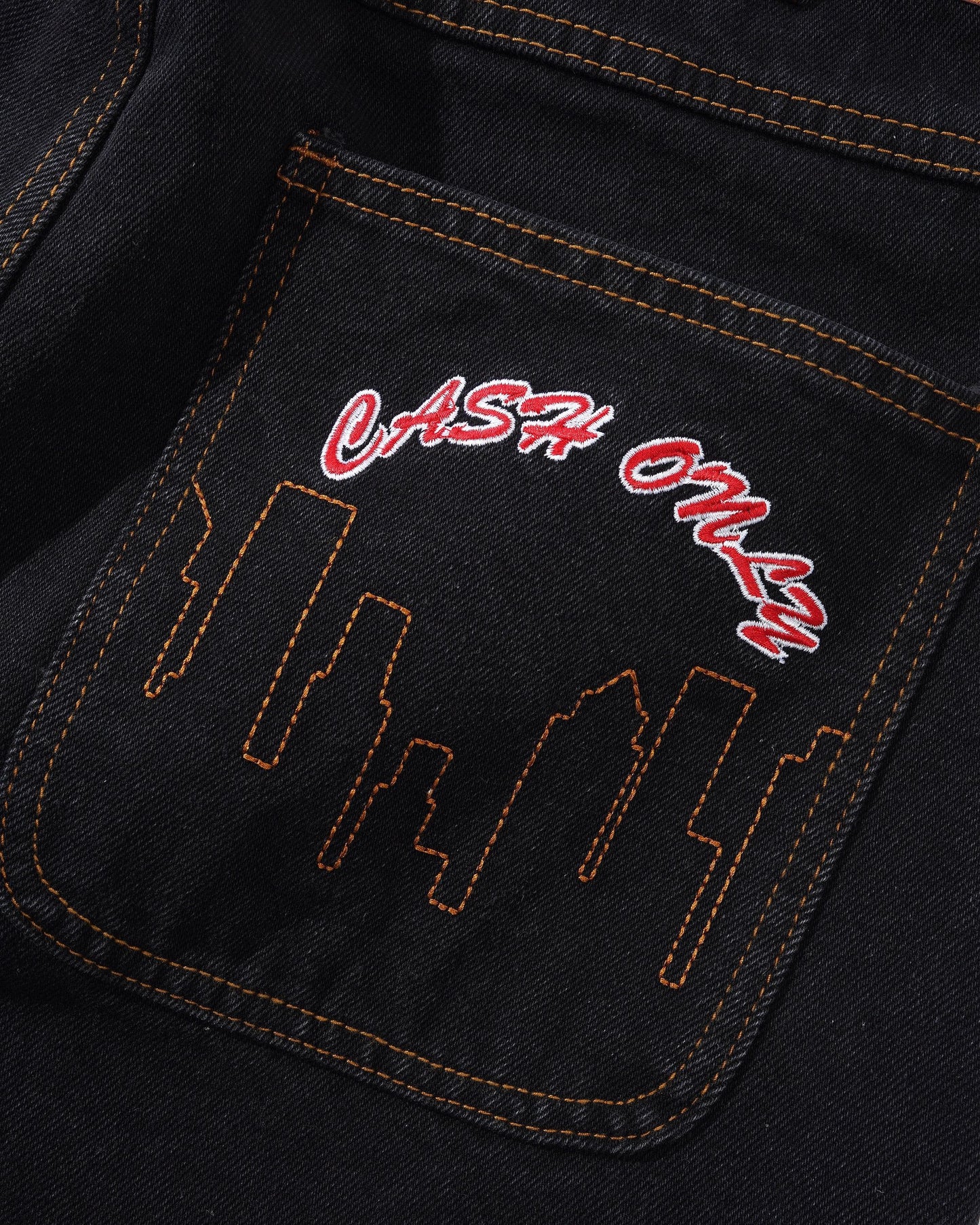 Logo Denim Shorts
