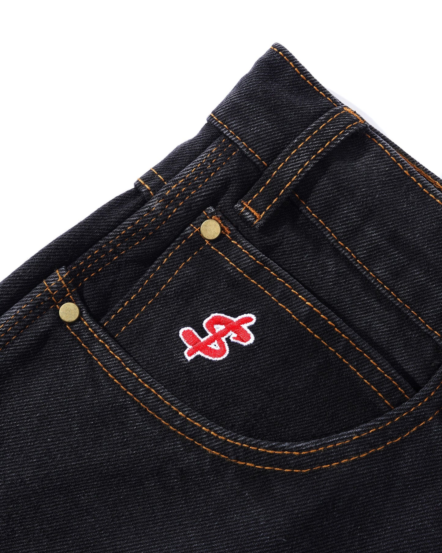 Logo Denim Shorts
