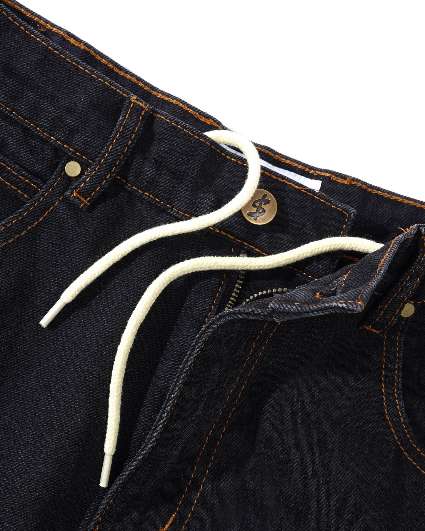 Logo Denim Shorts