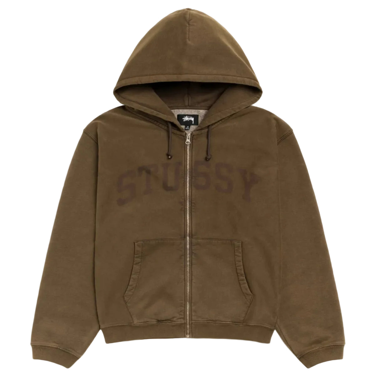 Faded Graphic Zip Hoodie