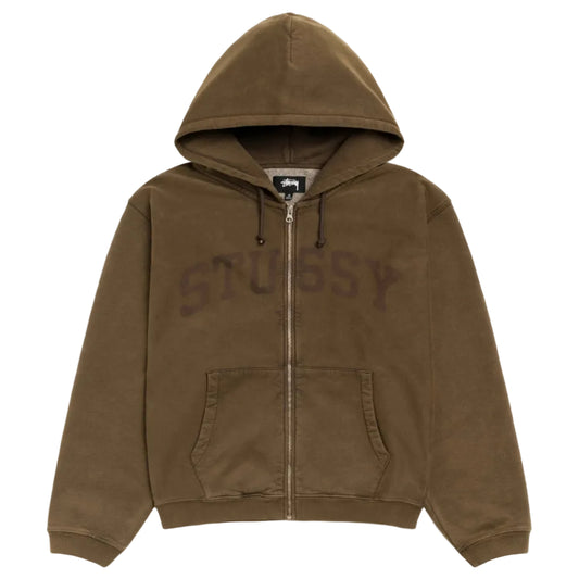 Faded Graphic Zip Hoodie