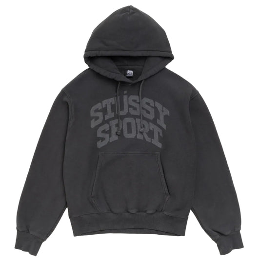 Block Sport Hoodie Garment Dyed