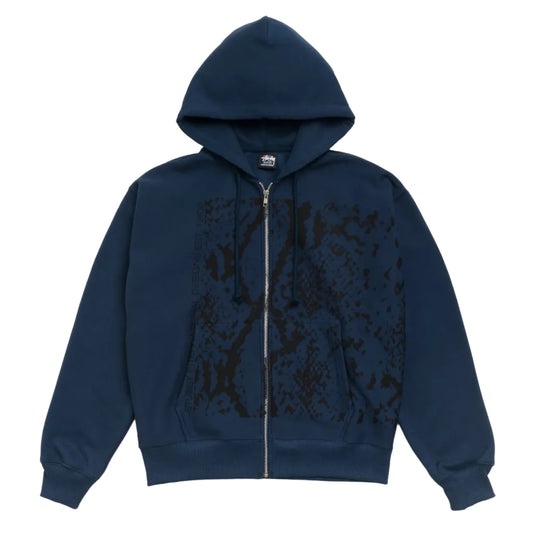 Snakeskin Zip Hoodie