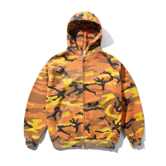 Strip Zip-Thru Hoodie