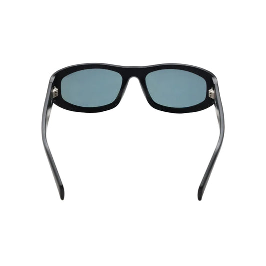 Landon Sunglasses Matte Black/Green Lens