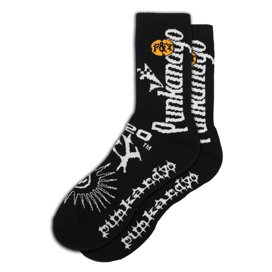 Black Crazy Sock