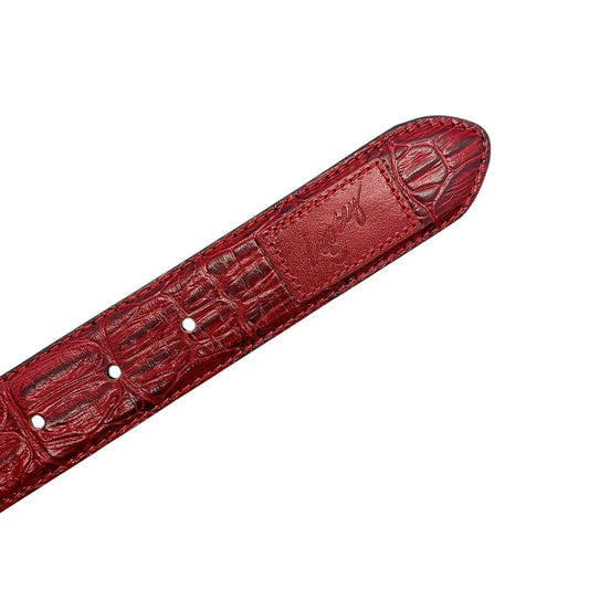 Premium Matt Price Croc Skin Belt