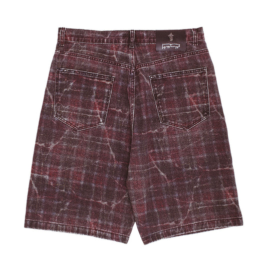 Miller Denim Plaid Short