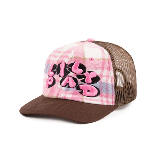 Plaid Logo Trucker Hat
