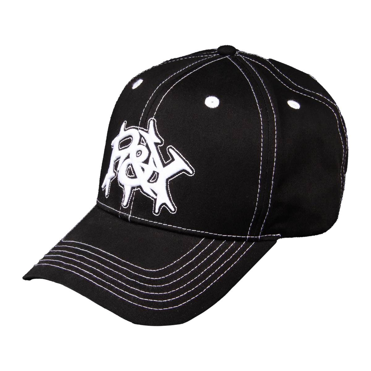 Black Contrast Baseball Hat