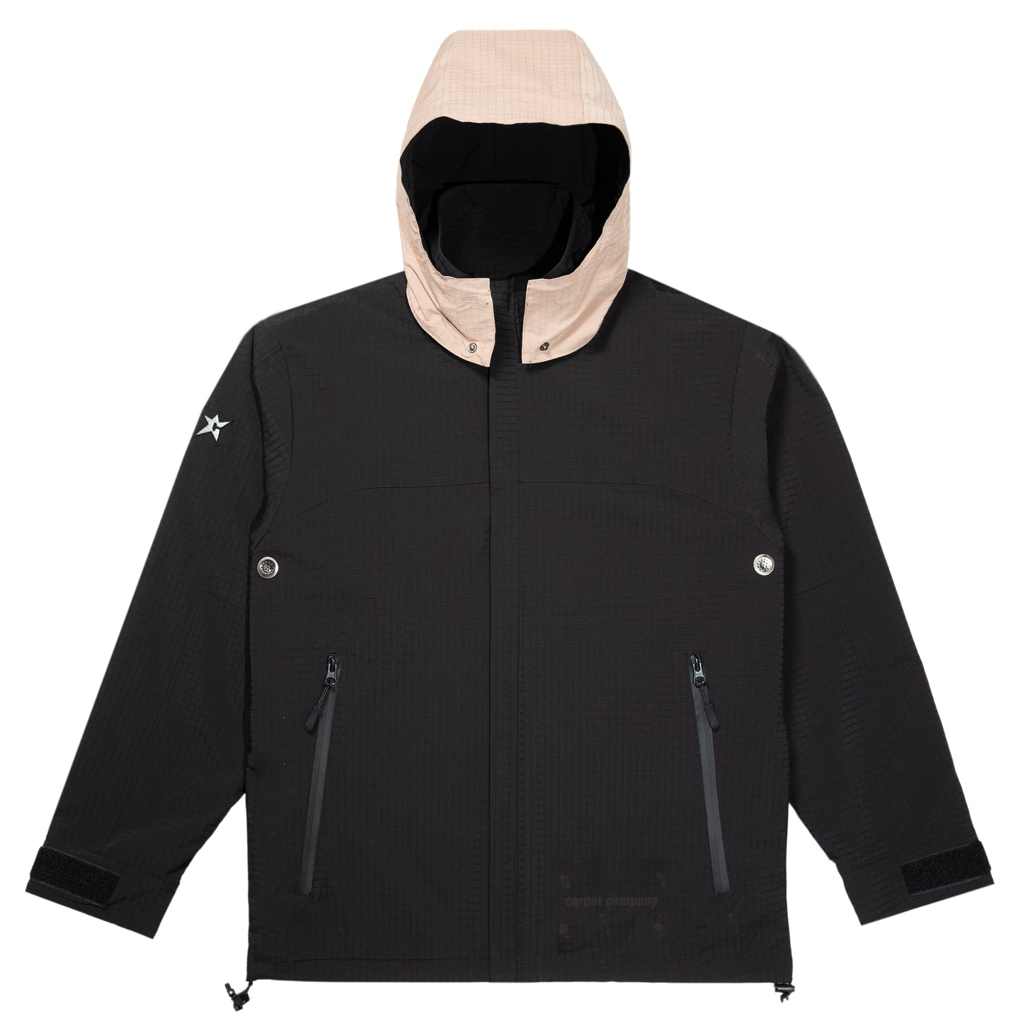 Rain Jacket Reversible Hood