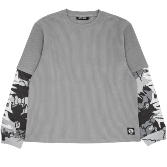 Camo Layered Waffle L/S